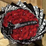 50ct 150 Bouquet of red roses