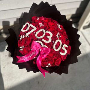 Red roses for a special occasion