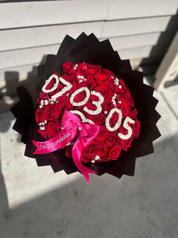 Red roses for a special occasion